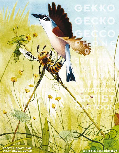 LUST Poster Birds and bees