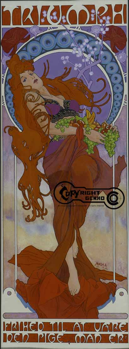 Art nouveau poster