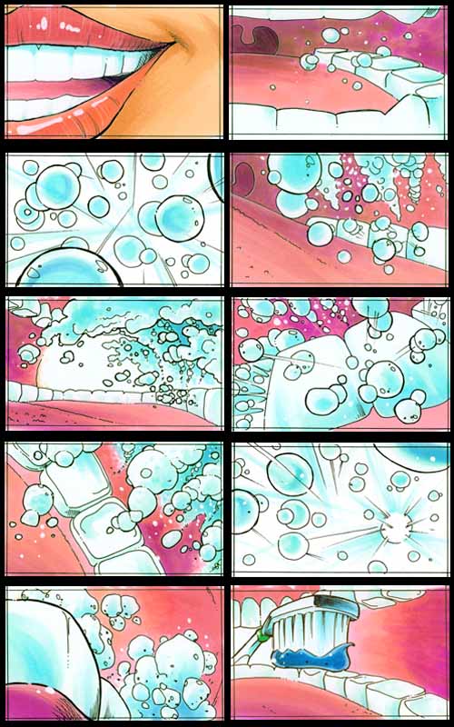 Storyboard til aquafresh