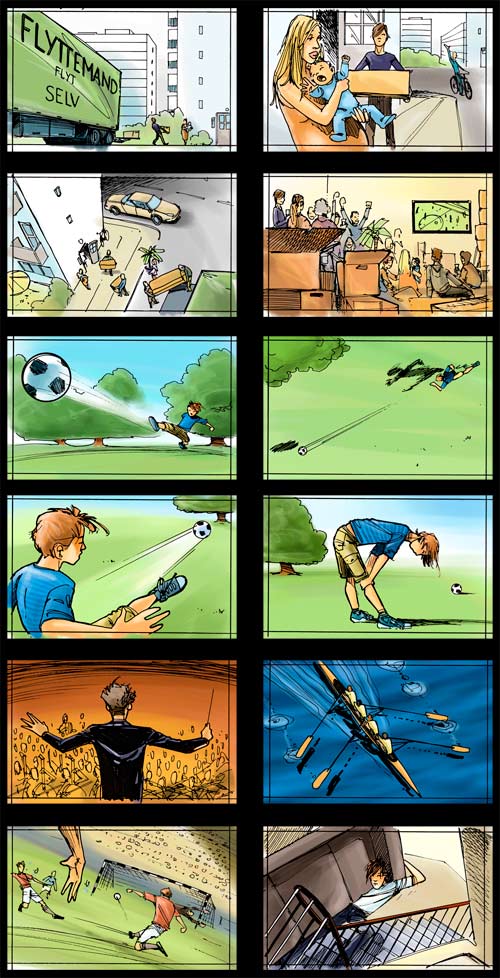 Storyboard - at flytte